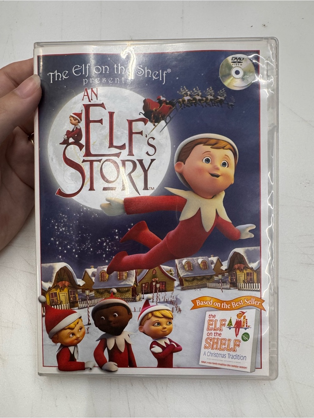 An Elf's Story (DVD) Christmas Family Movie Disc Tested, Working